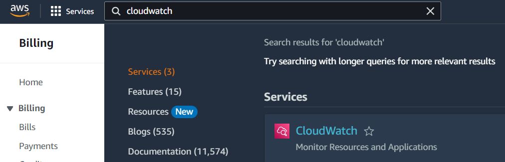 AWS Account Setup First Steps CloudWatch
