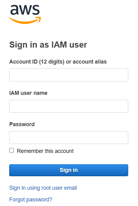 AWS Account Setup First Steps Sign In As IAM User