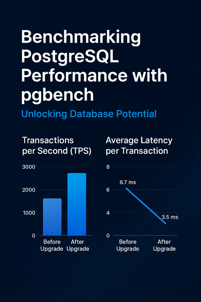Benchmarking PostgreSQL Performance with pgbench graph
