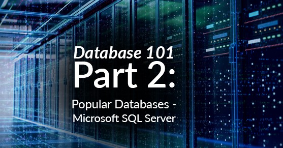 Database 101, Part 2: Popular Databases – Microsoft SQL Server