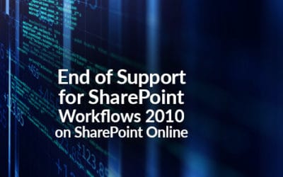 End of Support for SharePoint Workflows 2010 on SharePoint Online