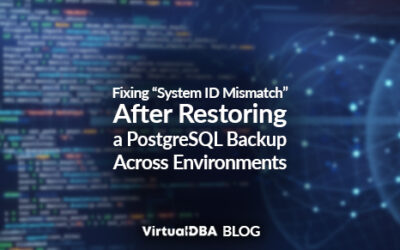 Fixing “System ID Mismatch” After Restoring a PostgreSQL Backup Across Environments