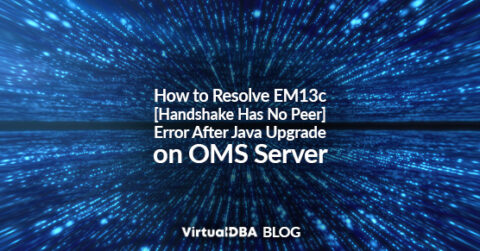How to Resolve EM13c [Handshake Has No Peer] Error - XTIVIA