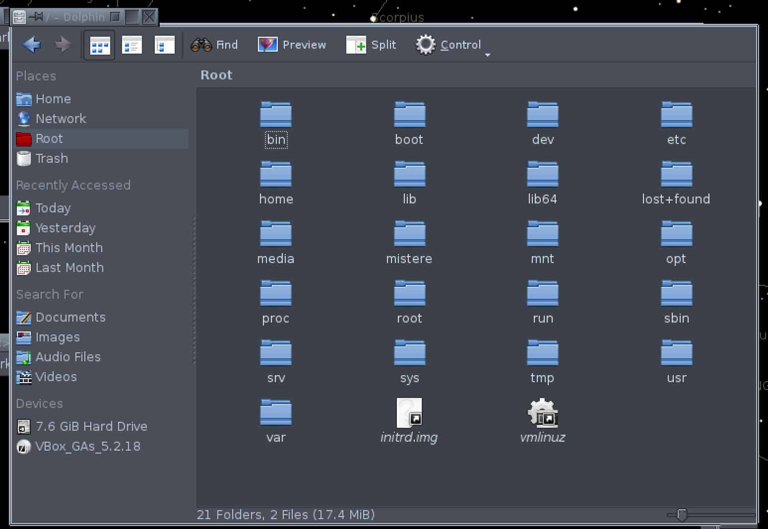 Linux GUI file explorer