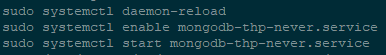 MongoDB - Disabling Transparent Huge Pages Ubuntu 16.04 - 1