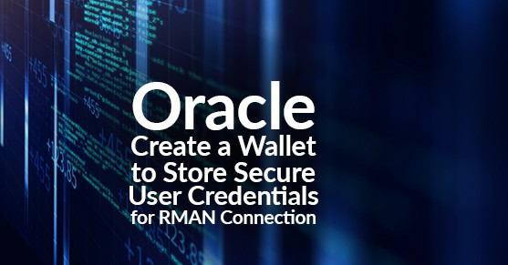 Oracle Create a Wallet to Store Secure User Credentials for RMAN Connection