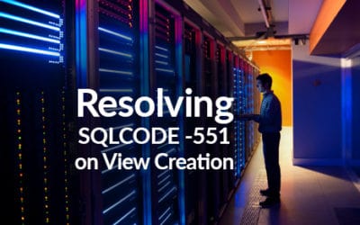 Resolving SQLCODE -551 on View Creation