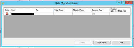 SSMA Db2toSQL migration data migration report