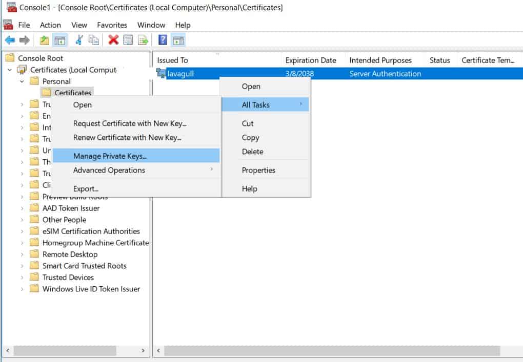 Upgrading the SHA 1 certificate in SQL server