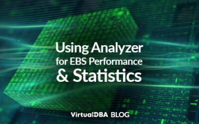 Using Analyzer for EBS Performance and Statistics