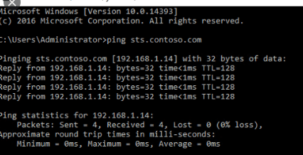 Verifying a Server is Offline ping response