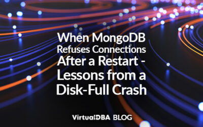 When MongoDB Refuses Connections After a Restart — Lessons from a Disk-Full Crash
