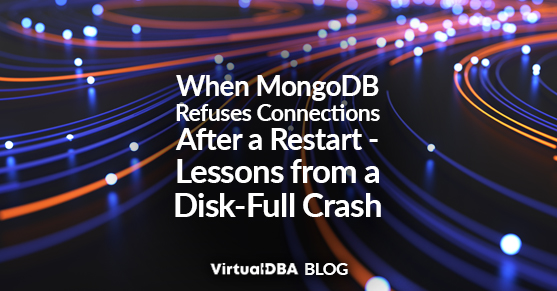 When MongoDB Refuses Connections After a Restart — Lessons from a Disk-Full Crash