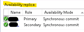 availability replica show nodes in AG
