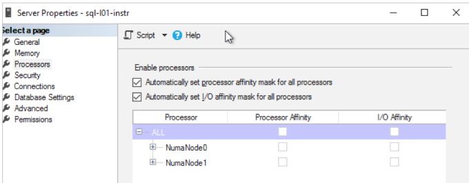 Best Practices for Deploying SQL Server Using vSphere 2022 Server Properties