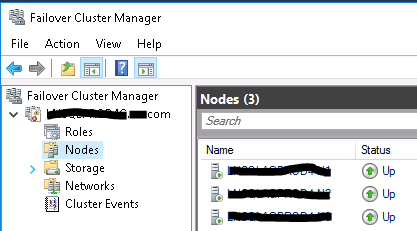 failover cluster manager add node back