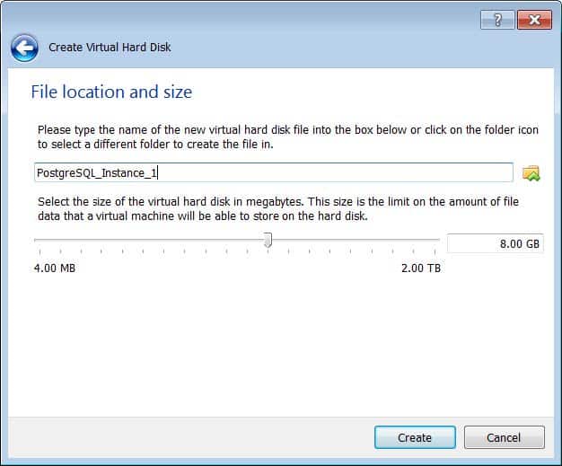 file location and size