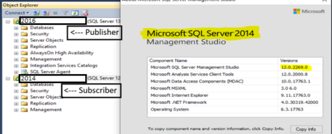 Replication Monitor in Legacy SQL Server Management Studio