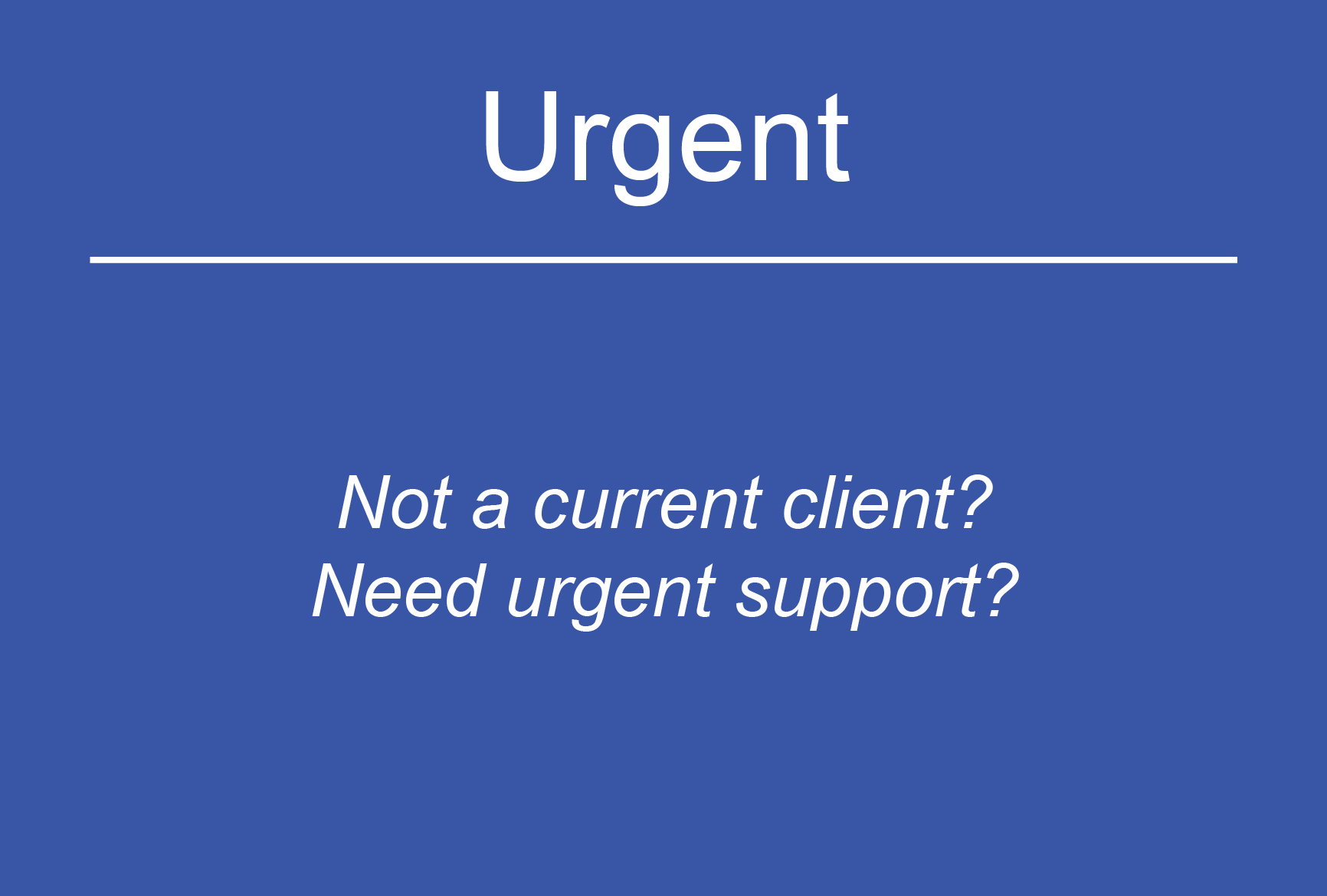 Need Urgent Support? Not a current client? Let our SQL Server, Oracle, MySQL, PostgreSQL, Db2 LUW, Informix Remote DBA Help